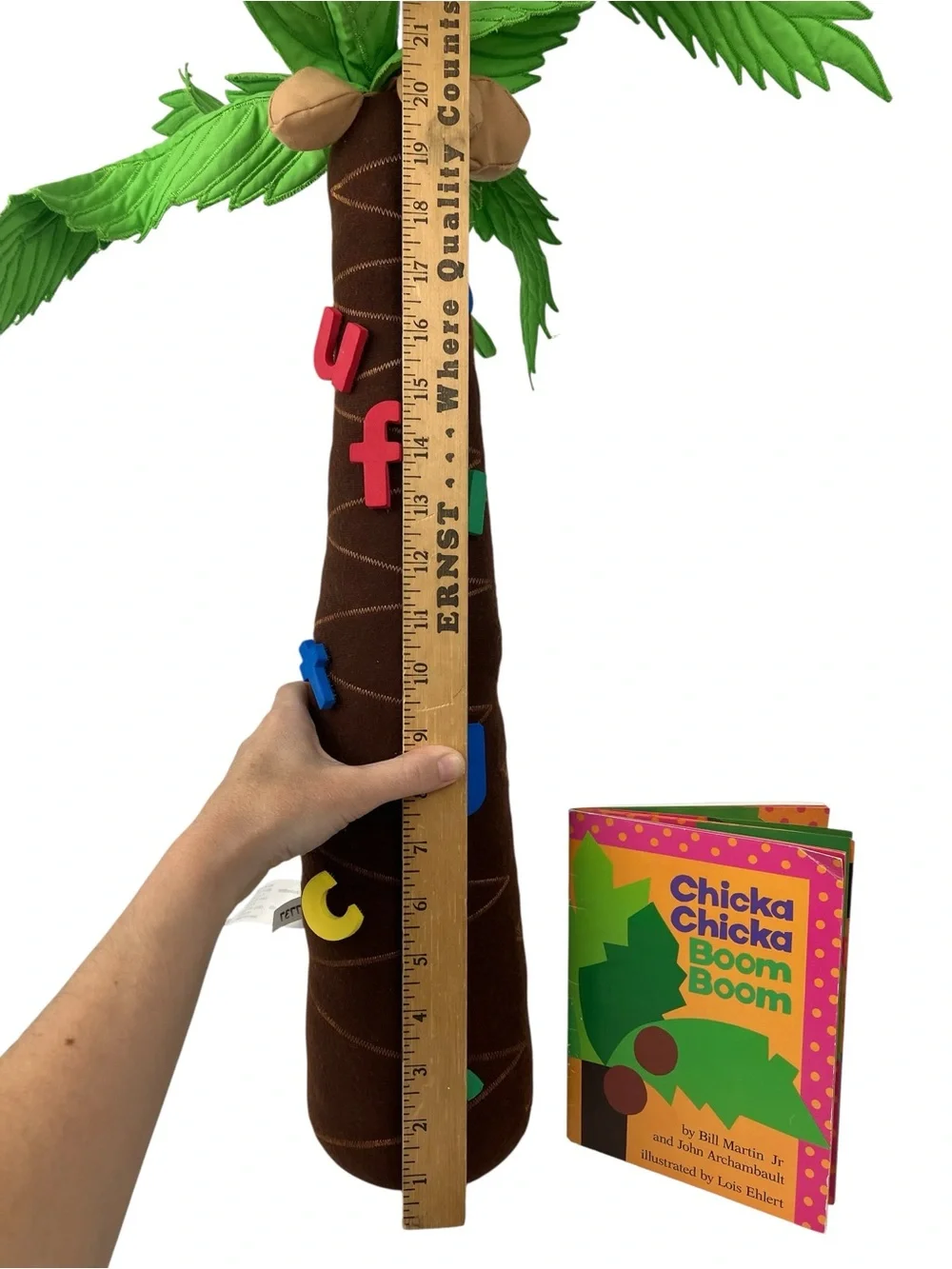 Chicka Chicka Boom Boom Plush Palm Tree Alphabet Learning Preschool